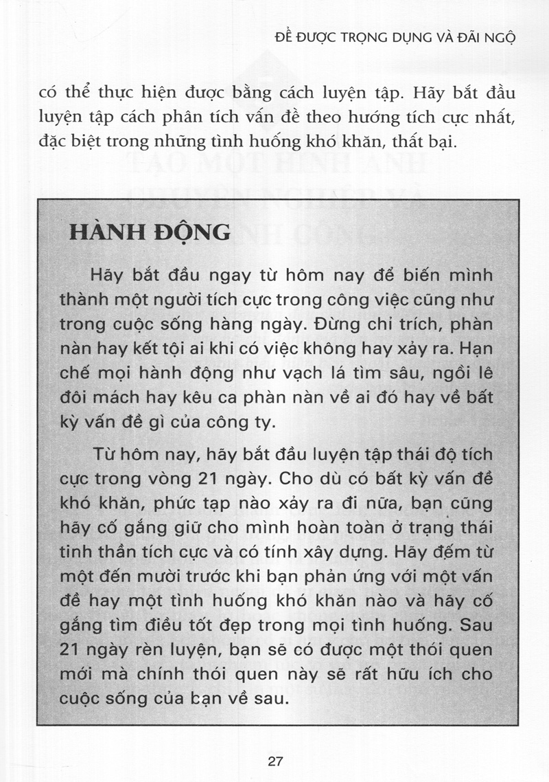 để được trọng dụng & đãi ngộ (tái bản 2017)