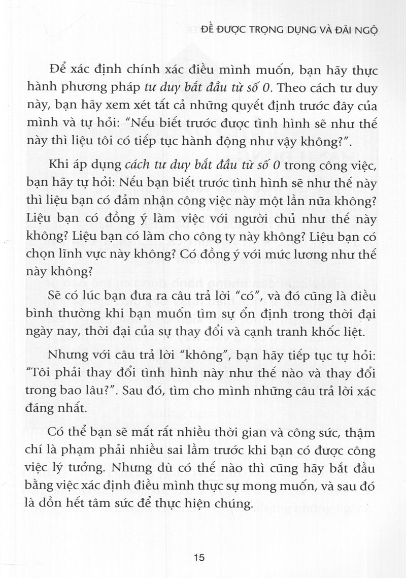để được trọng dụng & đãi ngộ (tái bản 2017)
