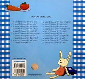 để em luôn ngoan ngoãn - vì sao tớ không nên ăn vạ?