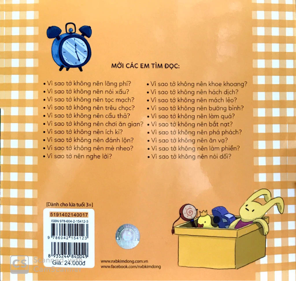để em luôn ngoan ngoãn - vì sao tớ không nên phá phách?