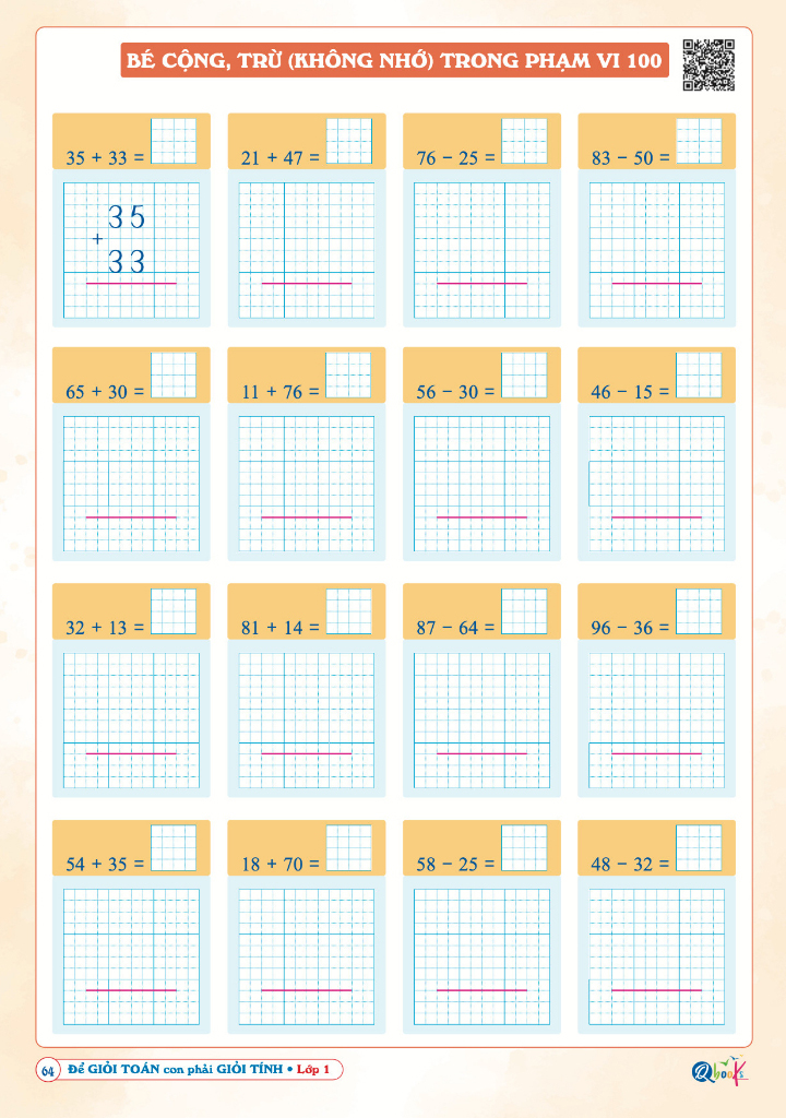 để giỏi toán con phải giỏi tính 1 (dành cho học sinh lớp 1) (tái bản 2024)