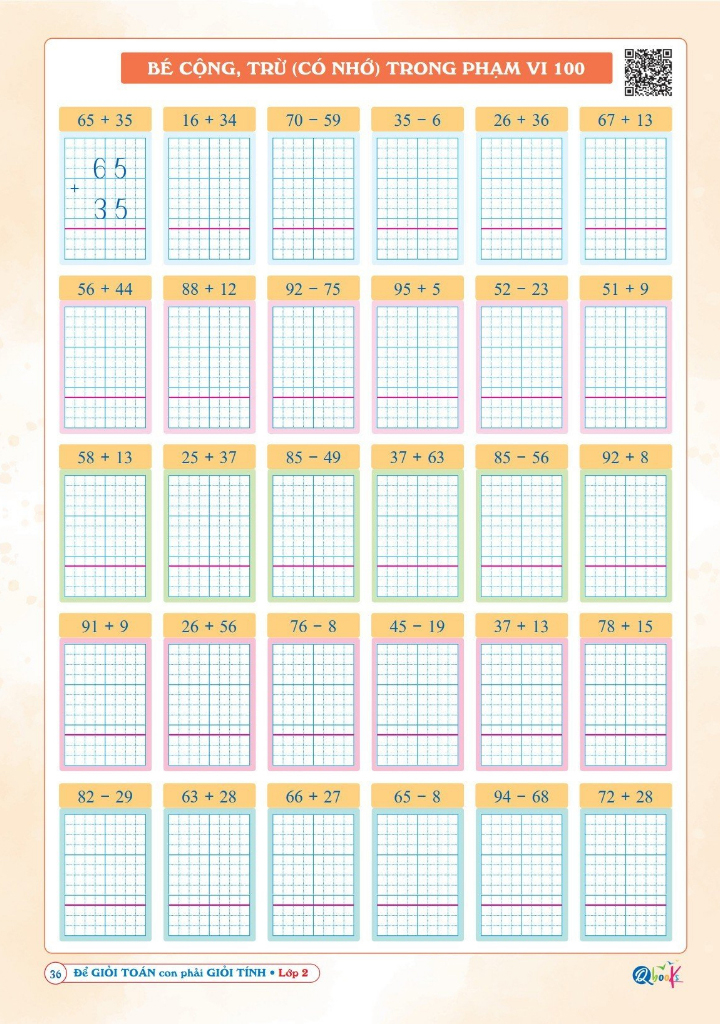 để giỏi toán con phải giỏi tính 2 (dành cho học sinh lớp 2) (tái bản 2024)