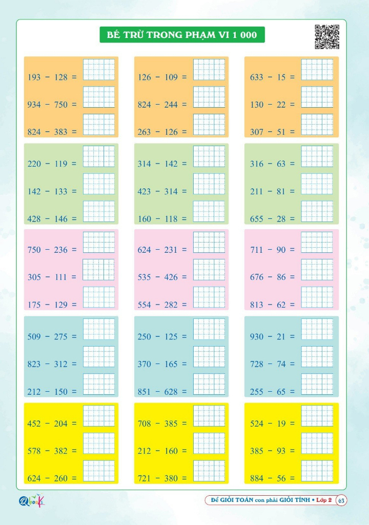 để giỏi toán con phải giỏi tính 2 (dành cho học sinh lớp 2) (tái bản 2024)
