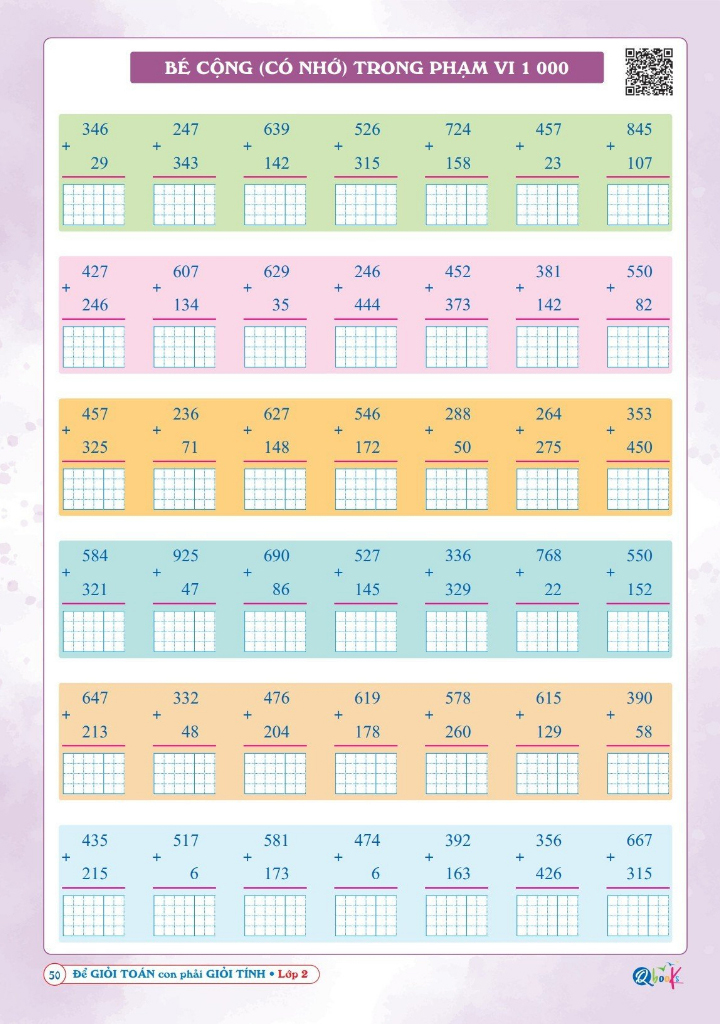 để giỏi toán con phải giỏi tính 2 (dành cho học sinh lớp 2) (tái bản 2024)