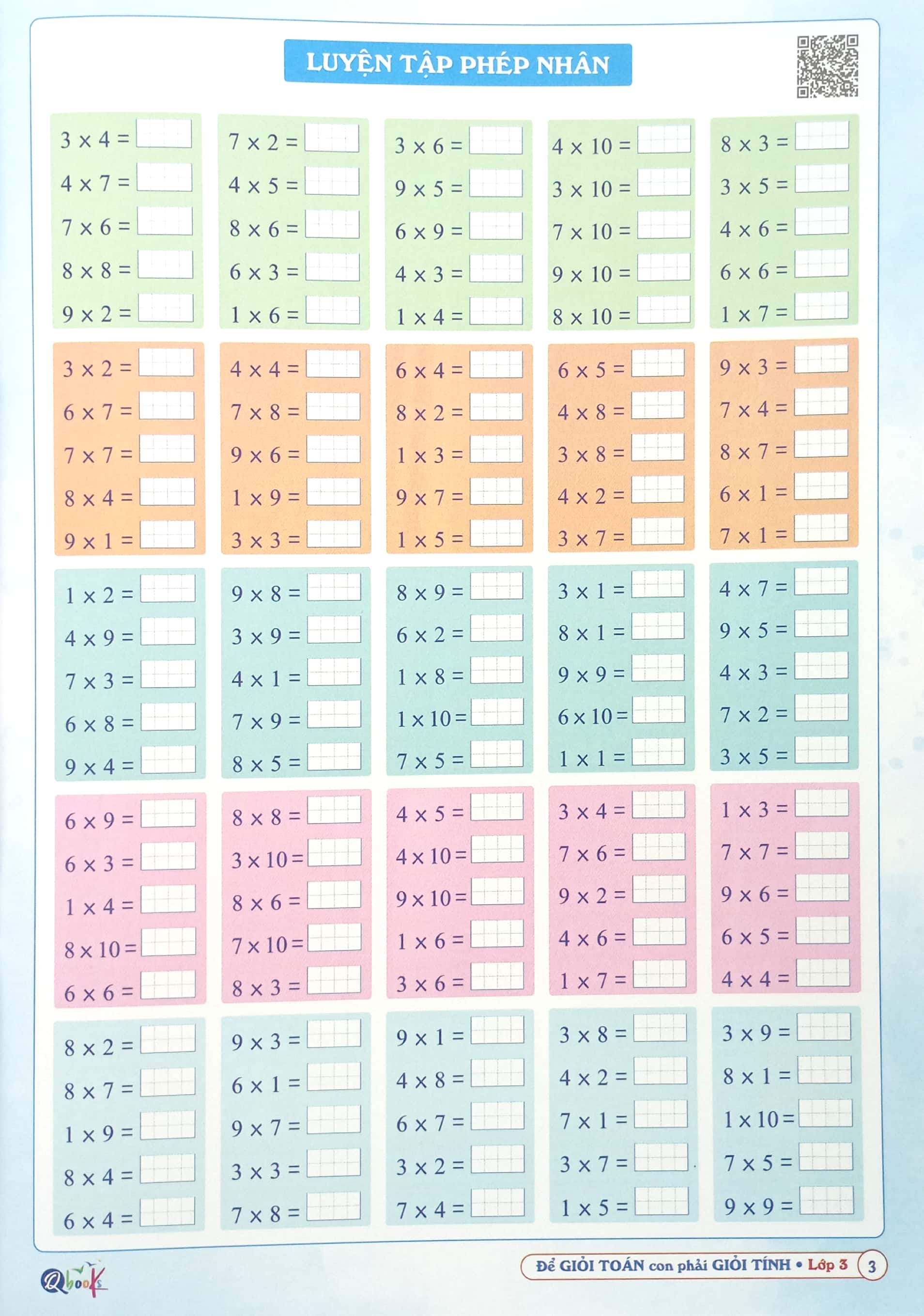 để giỏi toán con phải giỏi tính 3 - dành cho học sinh lớp 3