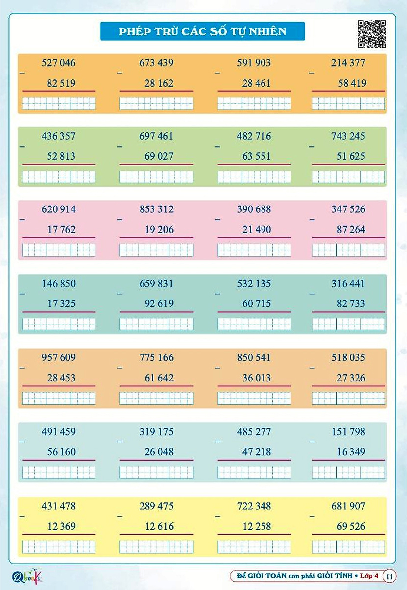 để giỏi toán con phải giỏi tính 4 - dành cho học sinh lớp 4