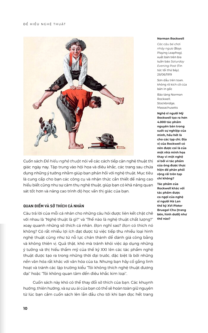 để hiểu nghệ thuật