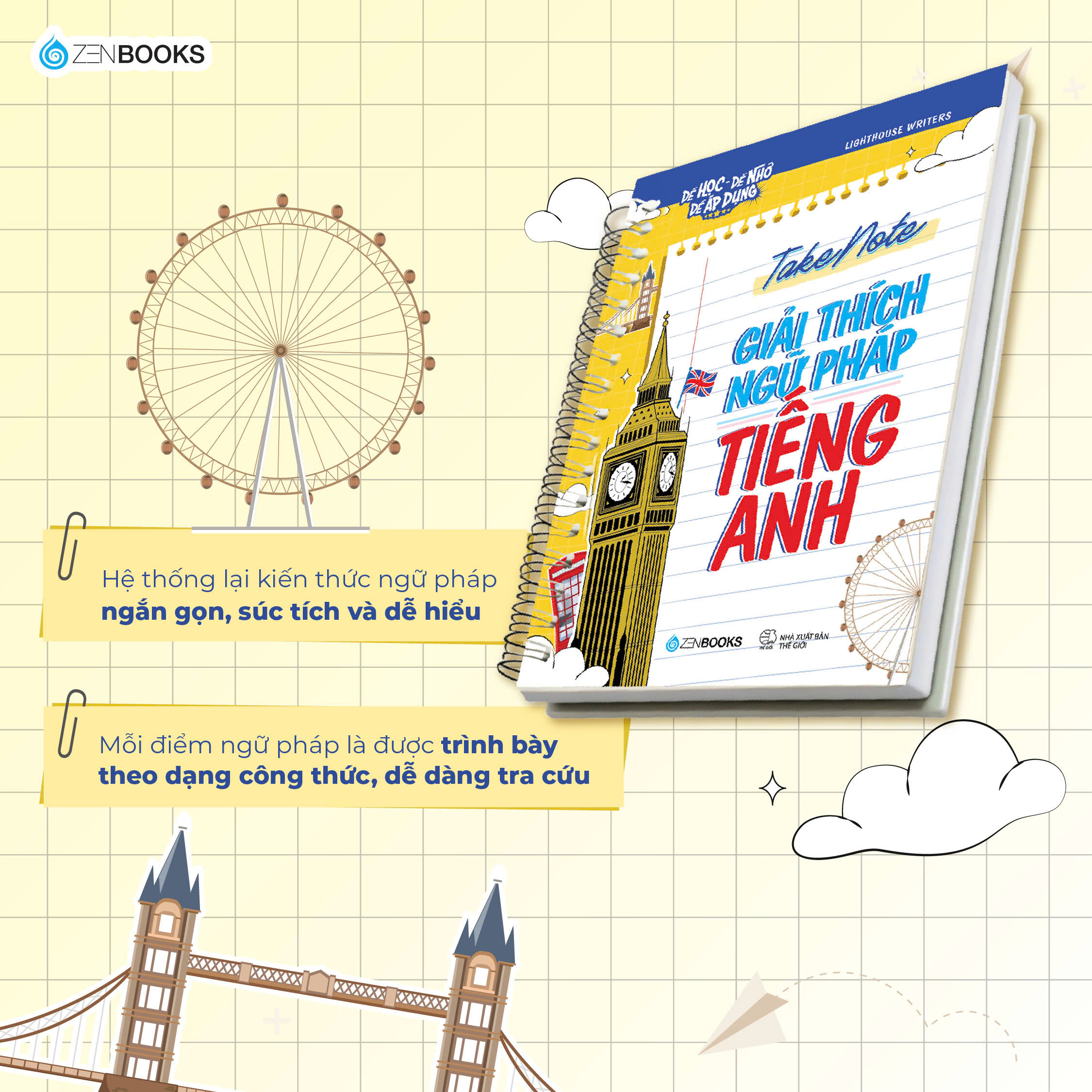 Dễ Học Dễ Nhớ Dễ Áp Dụng - Takenote - Giải Thích Ngữ Pháp Tiếng Anh