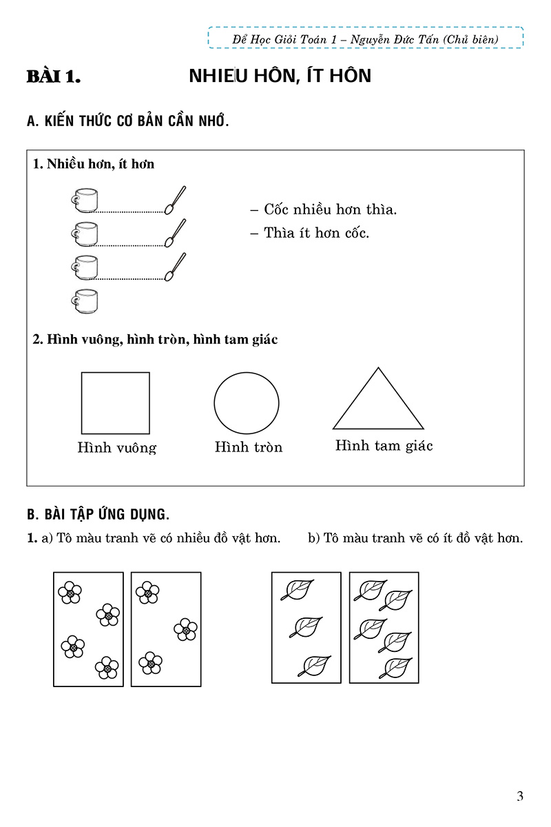 để học giỏi toán 1