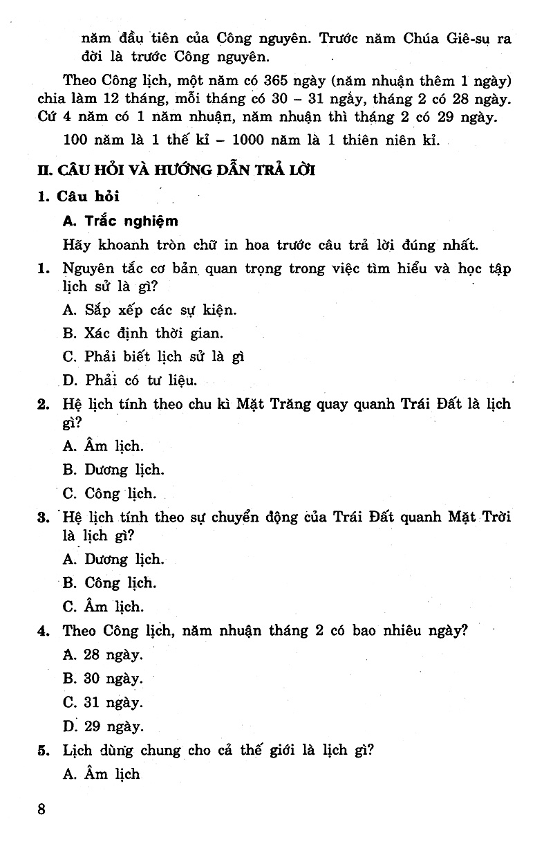 để học tốt lịch sử 6