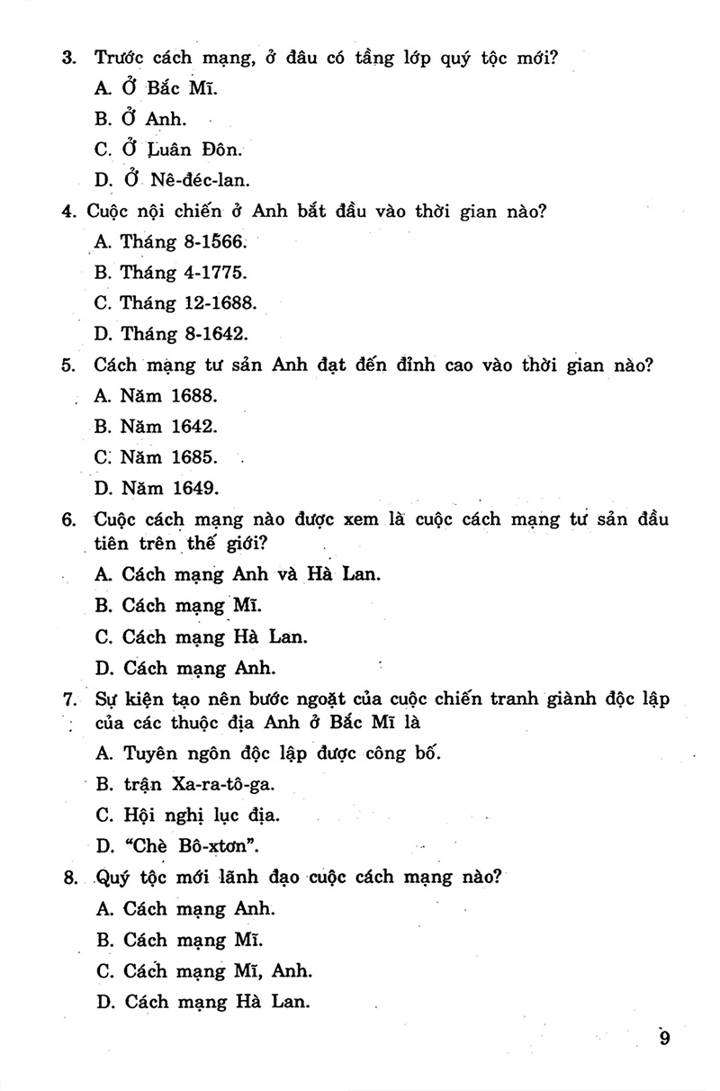 để học tốt lịch sử 8 (tái bản 2020)