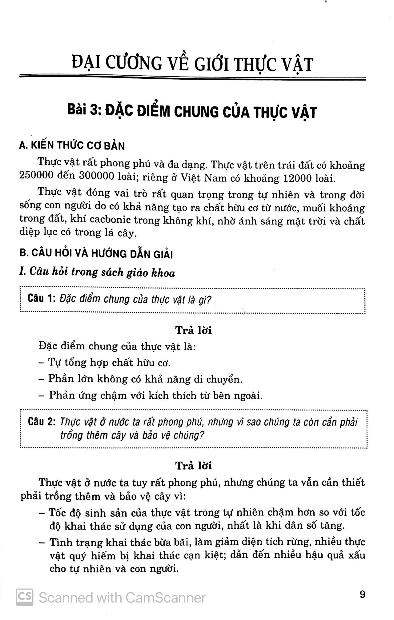 để học tốt sinh học 6