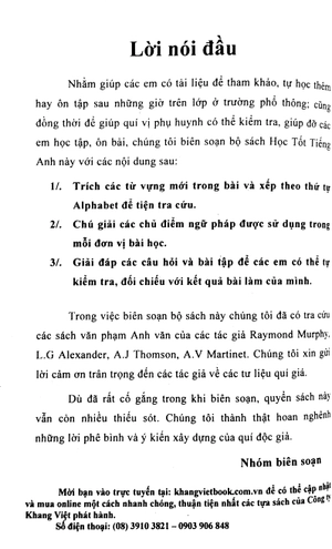 để học tốt tiếng anh 7