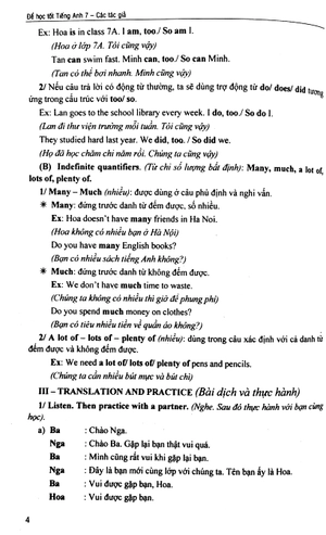 để học tốt tiếng anh 7