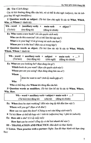 để học tốt tiếng anh 7