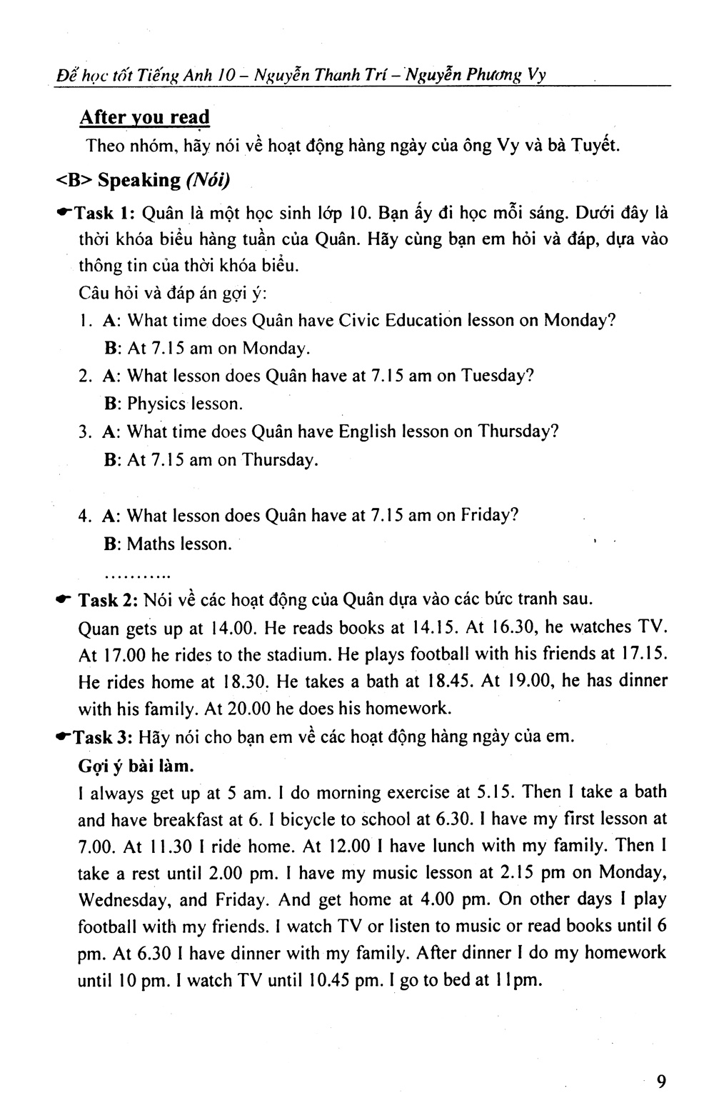 để học tốt tiếng anh lớp 10 (phiên bản mới nhất)