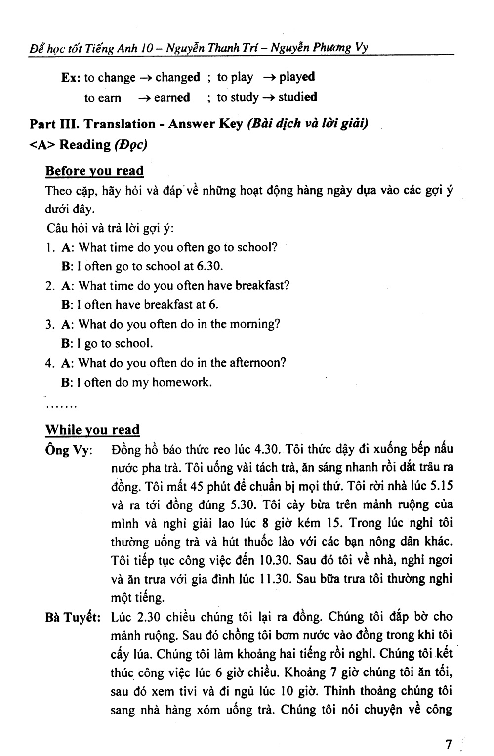 để học tốt tiếng anh lớp 10 (phiên bản mới nhất)