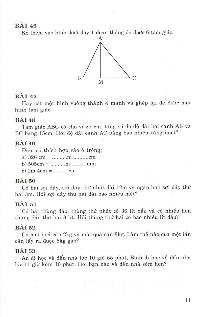để học tốt toán 3