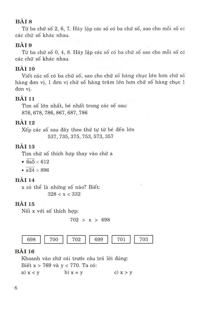 để học tốt toán 3