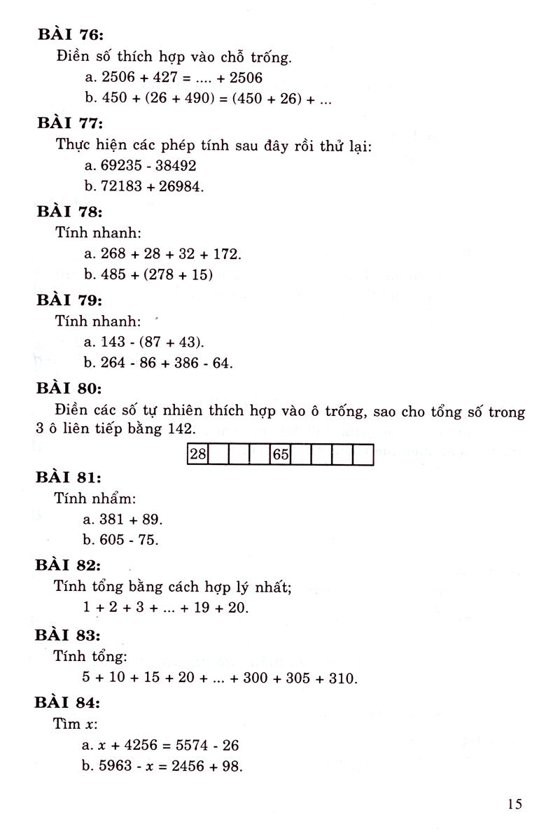 để học tốt toán 4