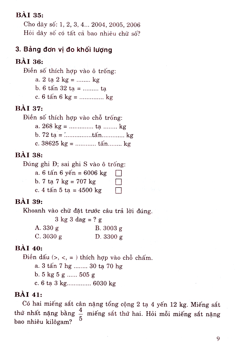 để học tốt toán 4