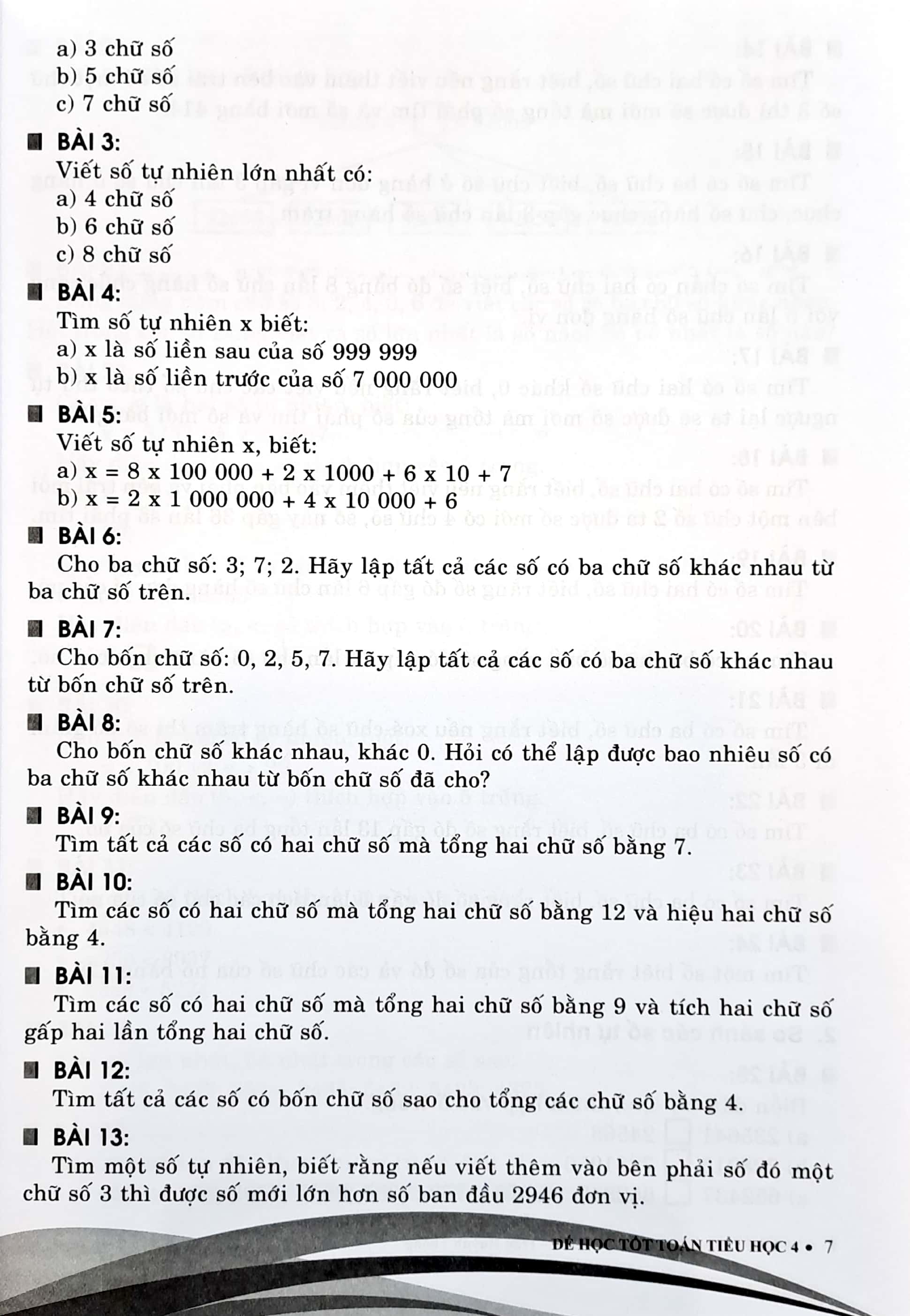 để học tốt toán 4 (theo chương trình giáo dục phổ thông mới)
