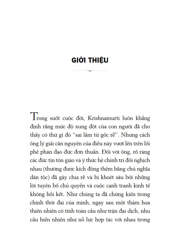 De Khong Con Xung Dot - Can Conflickt End