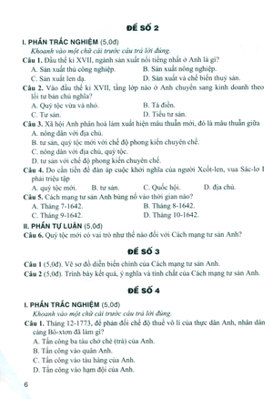 đề kiểm tra, đánh giá lịch sử 8 (bám sát sgk kết nối tri thức với cuộc sống)