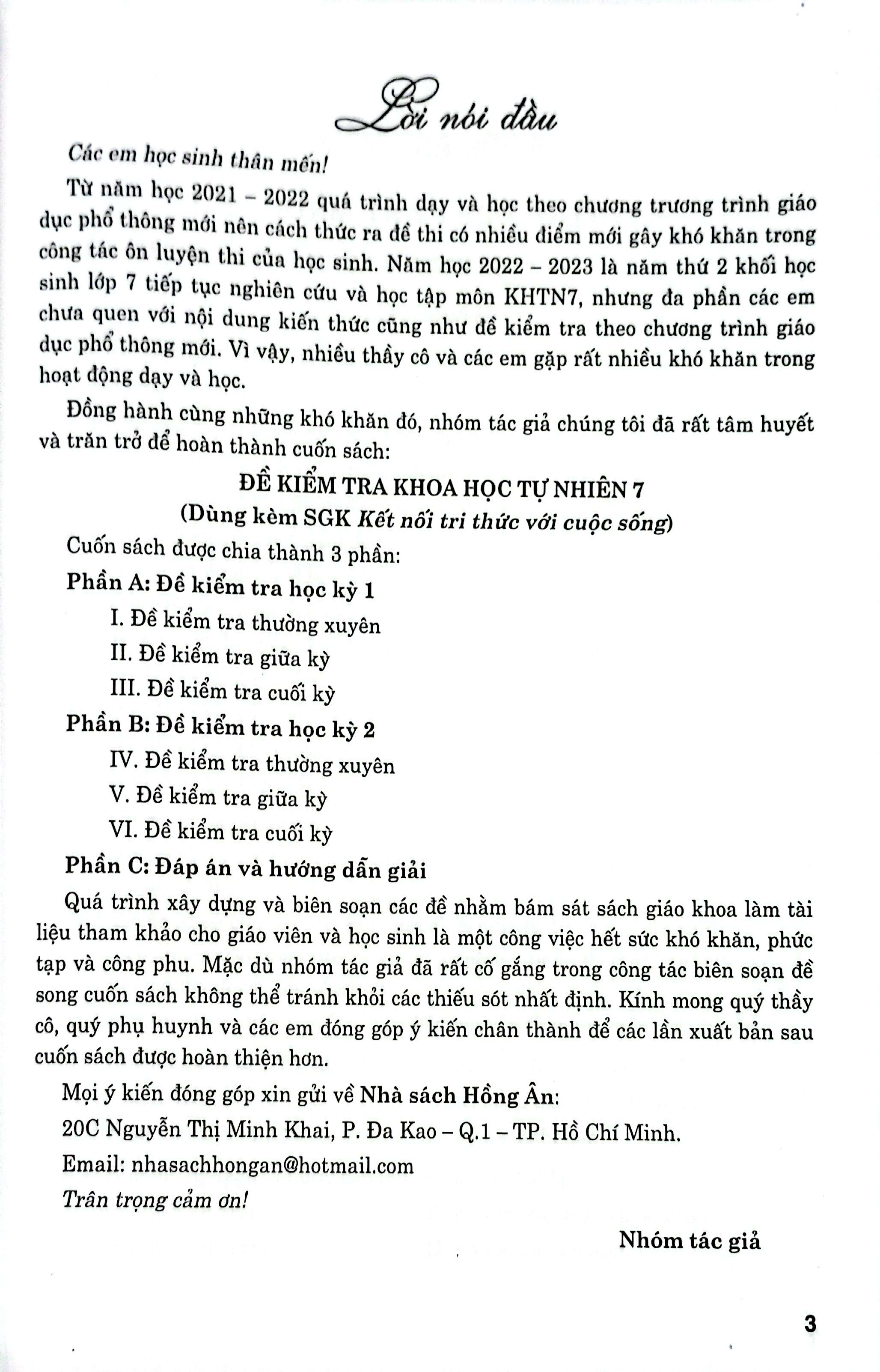 De Kiem Tra Khoa Hoc Tu Nhien 7 (Ket Noi)