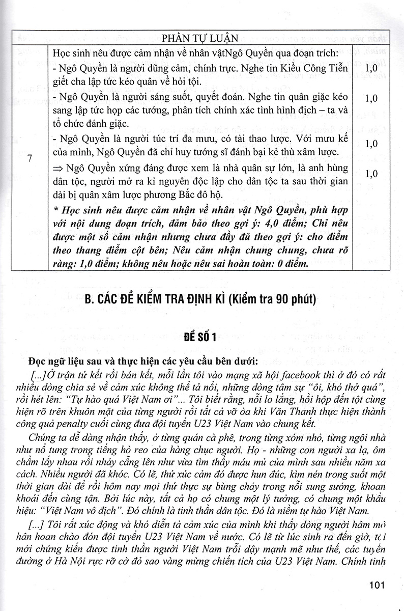 đề kiểm tra ngữ văn 8 (dùng chung cho các bộ sgk hiện hành)