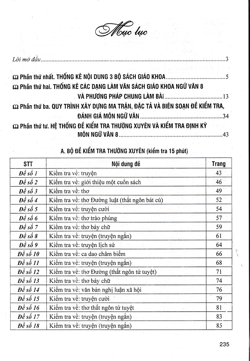 đề kiểm tra ngữ văn 8 (dùng chung cho các bộ sgk hiện hành)