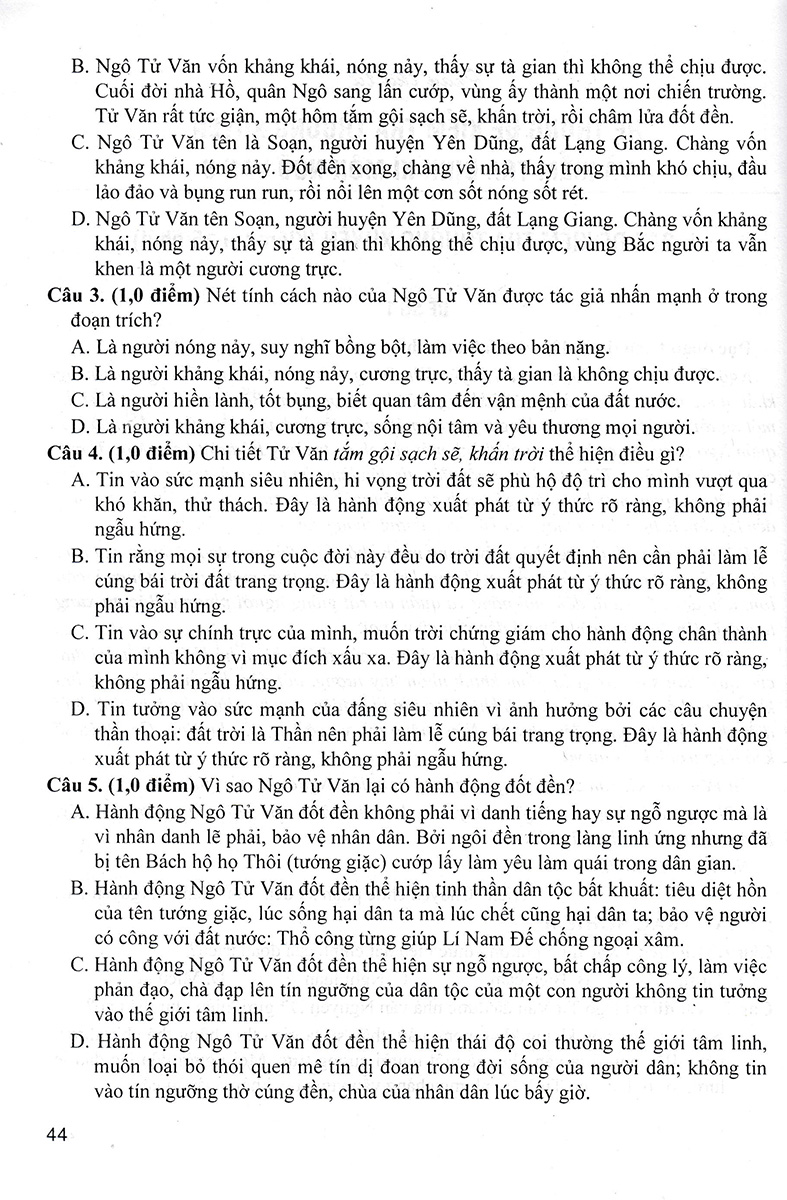 đề kiểm tra ngữ văn 8 (dùng chung cho các bộ sgk hiện hành)