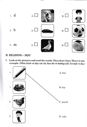 đề kiểm tra tiếng anh 1
