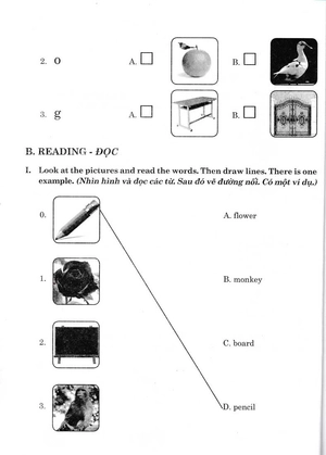 đề kiểm tra tiếng anh 1