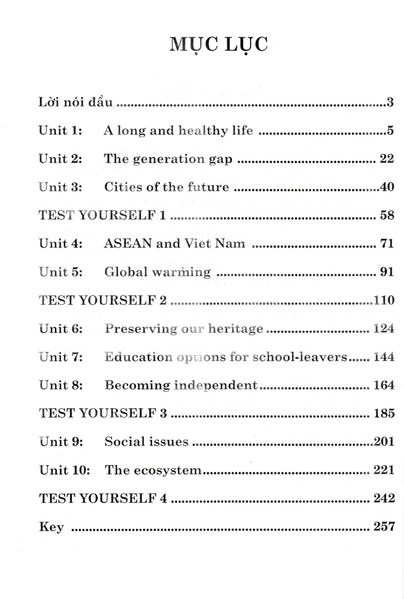 Đề Kiểm Tra Tiếng Anh 11 (Global Success)