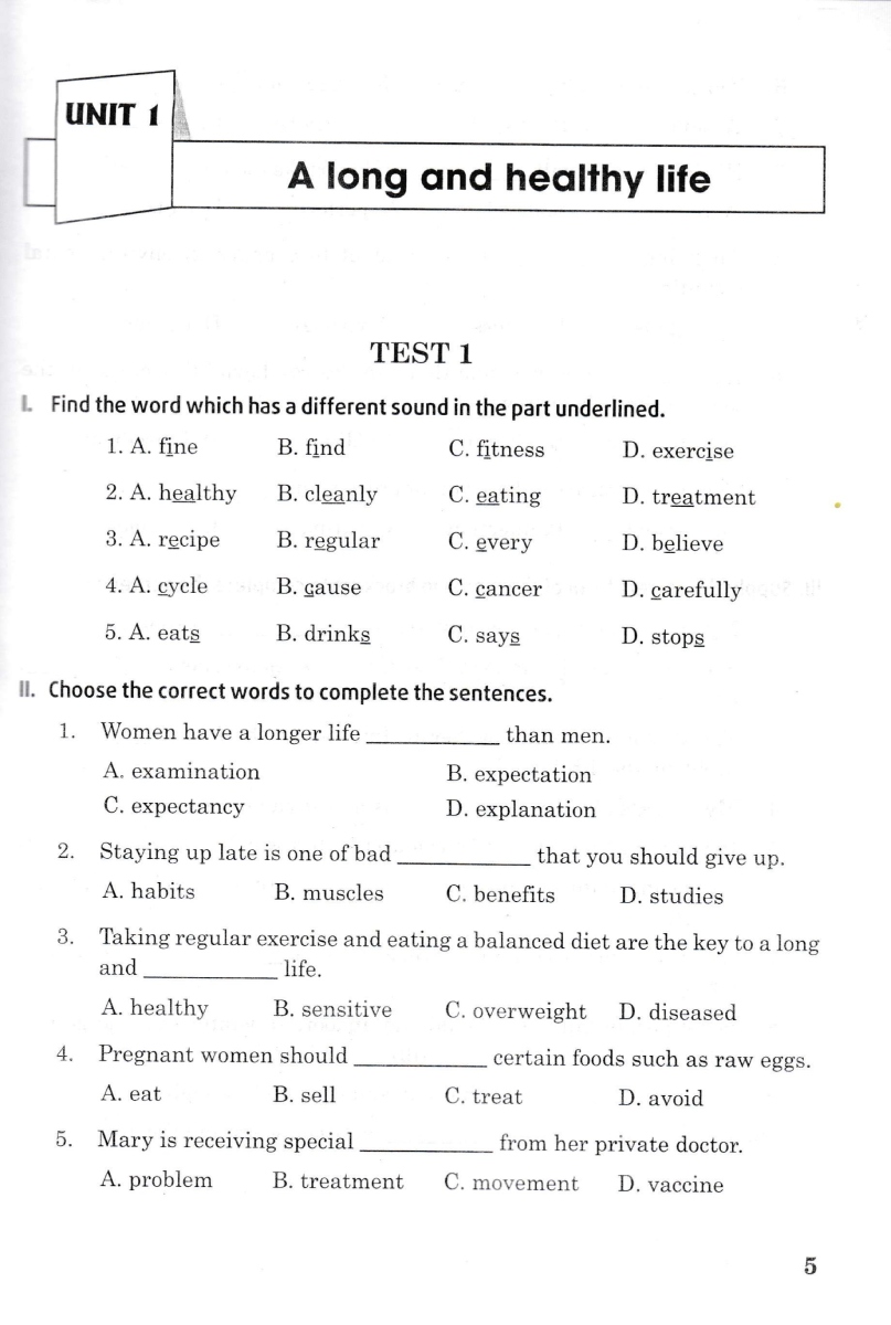 Đề Kiểm Tra Tiếng Anh 11 (Global Success)