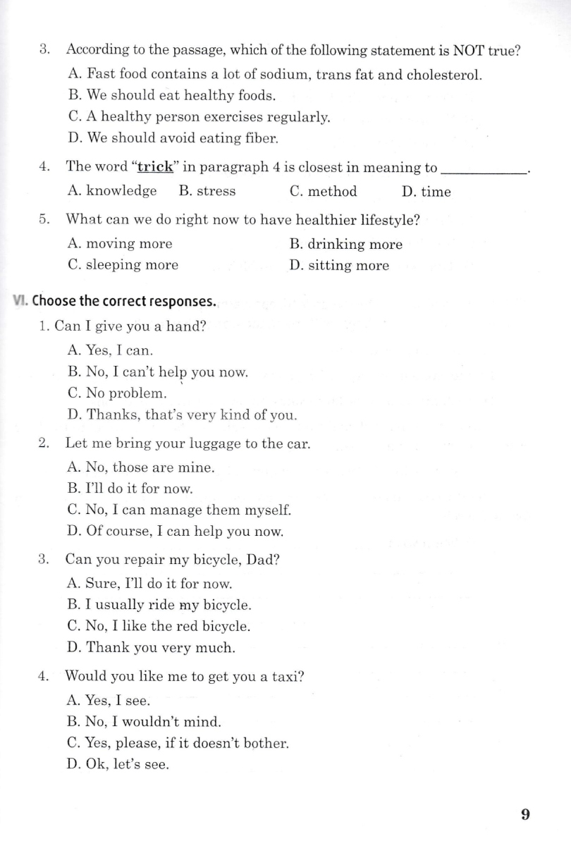 Đề Kiểm Tra Tiếng Anh 11 (Global Success)