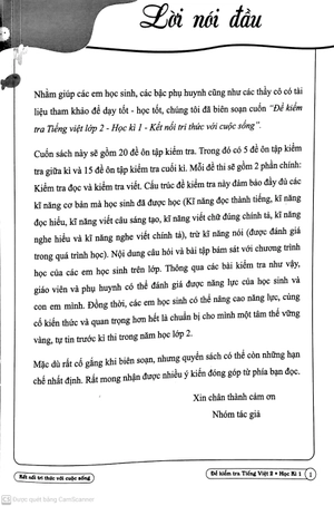 đề kiểm tra tiếng việt 2 - học kì 1 (kết nối tri thức với cuộc sống)