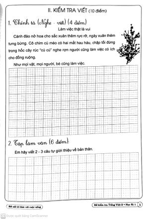đề kiểm tra tiếng việt 2 - học kì 1 (kết nối tri thức với cuộc sống)