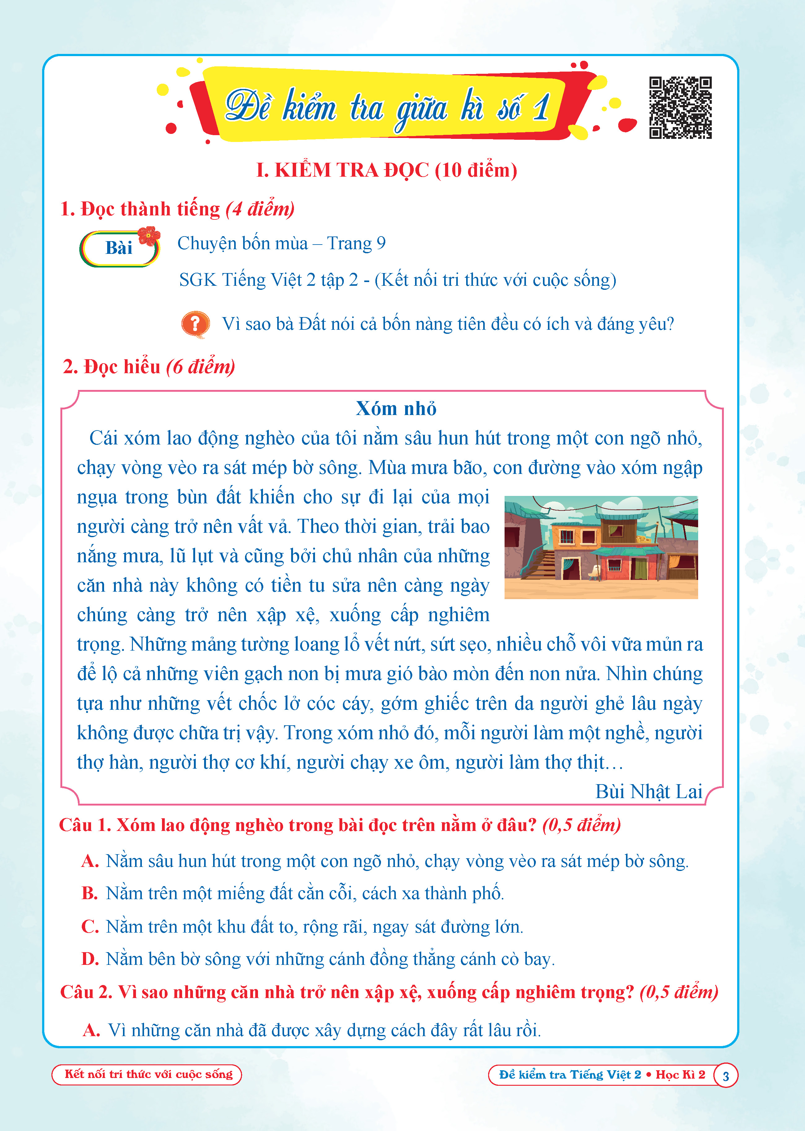 Đề Kiểm Tra Tiếng Việt 2 - Tập 2 (Kết Nối) - Ảnh 4
