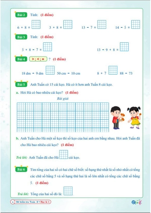 đề kiểm tra toán 2 - học kì 1 (cánh diều)