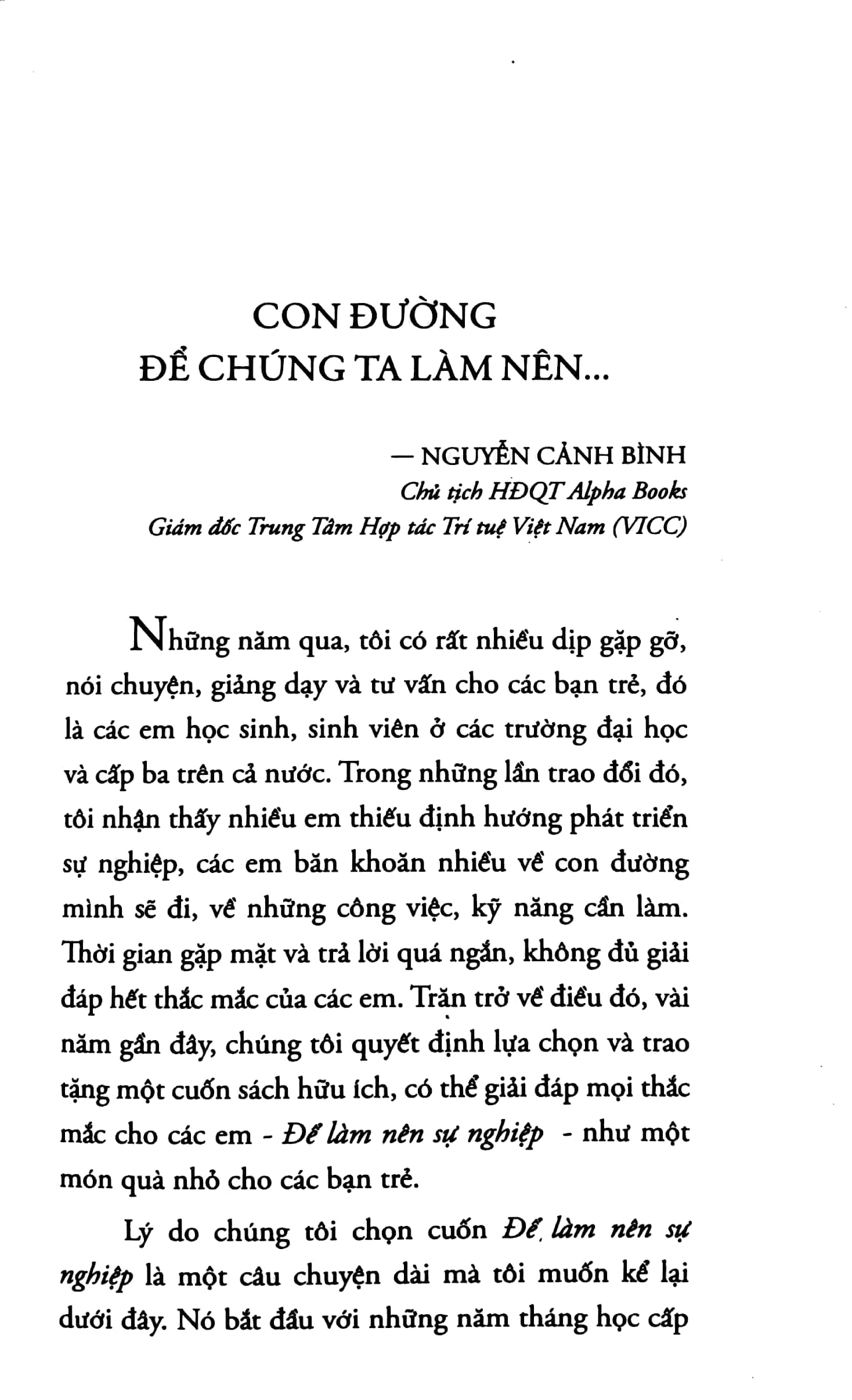 để làm nên sự nghiệp (tái bản 2023)