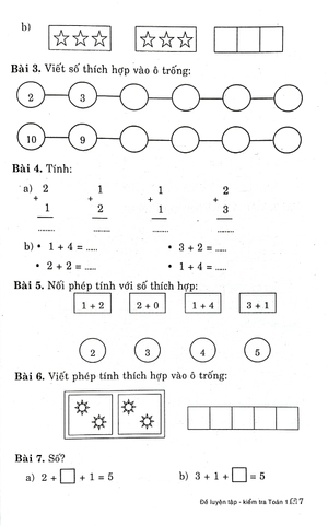 đề luyện tập kiểm tra toán 1 (biên soạn theo chương trình giáo dục phổ thông mới)