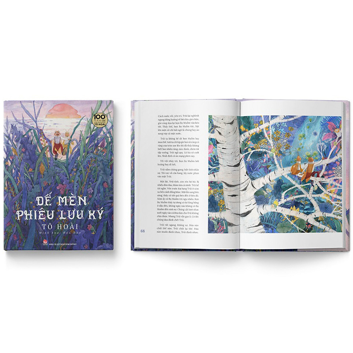 dế mèn phiêu lưu ký - đậu đũa minh họa