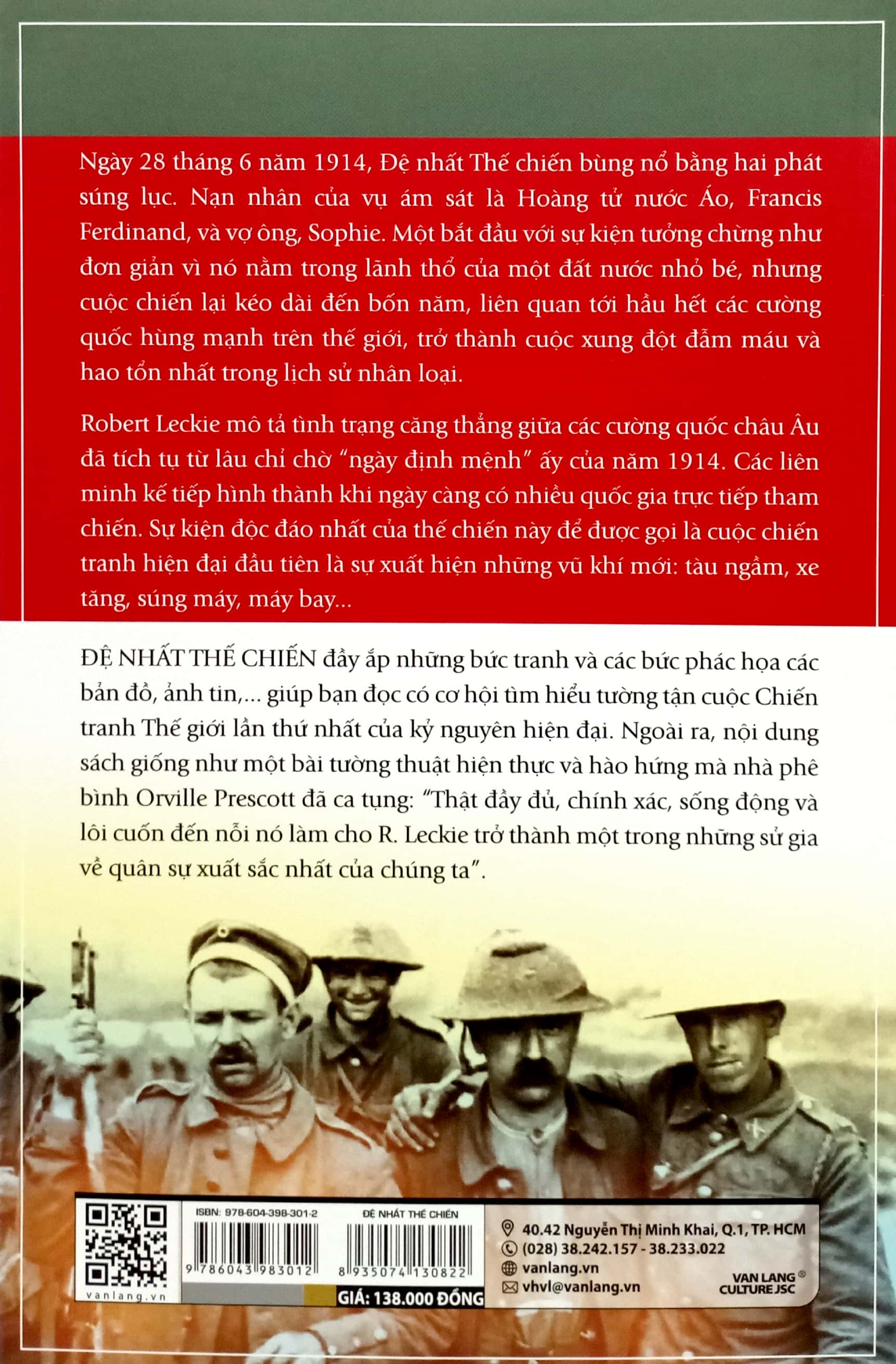 đệ nhất thế chiến (tái bản 2023)