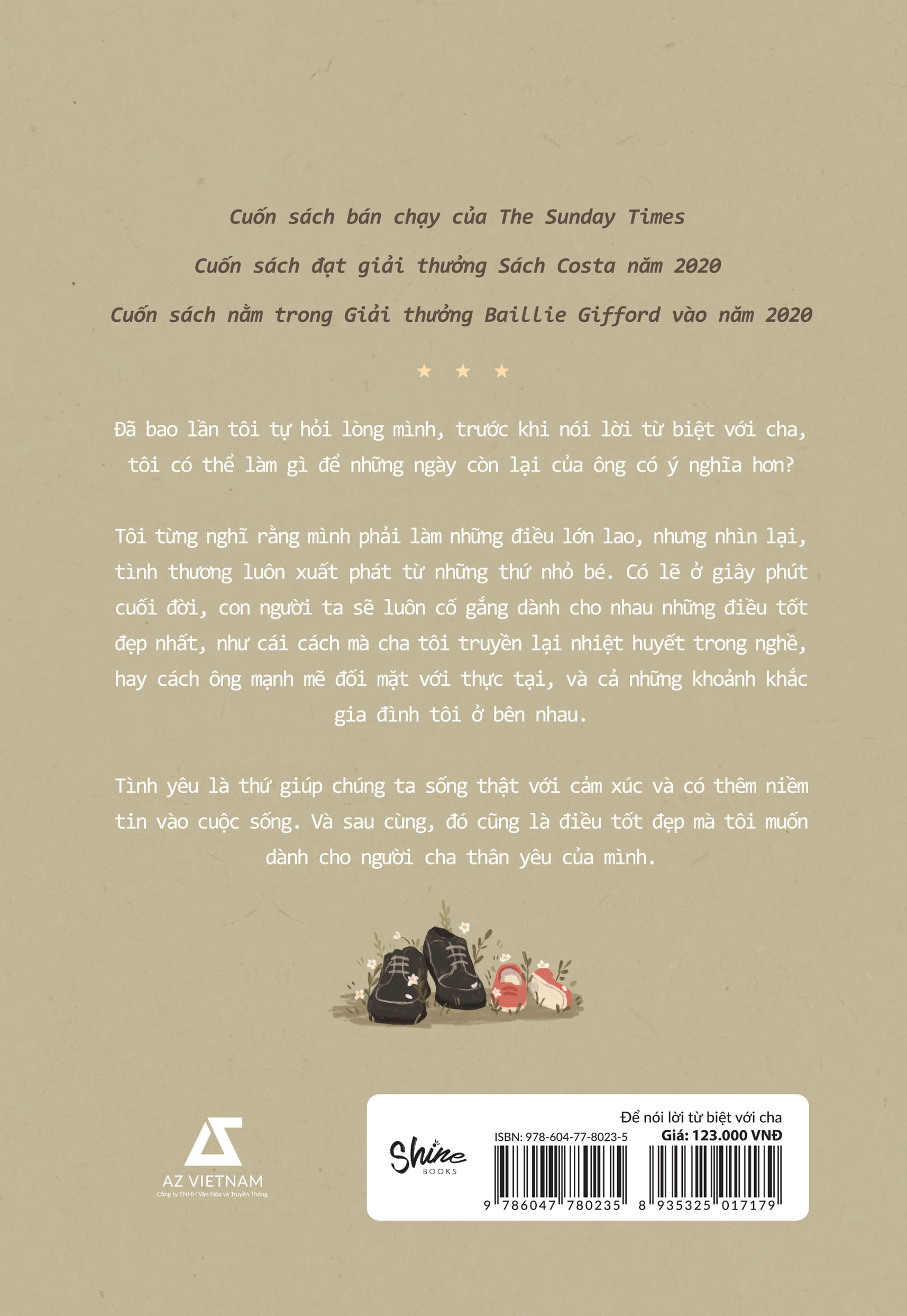 để nói lời từ biệt với cha