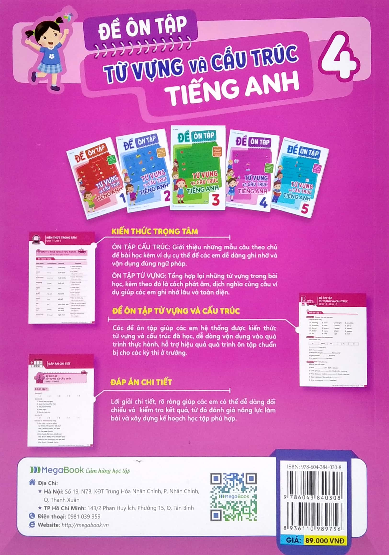 đề ôn tập từ vựng và cấu trúc tiếng anh lớp 4 (theo chương trình giáo dục phổ thông mới)