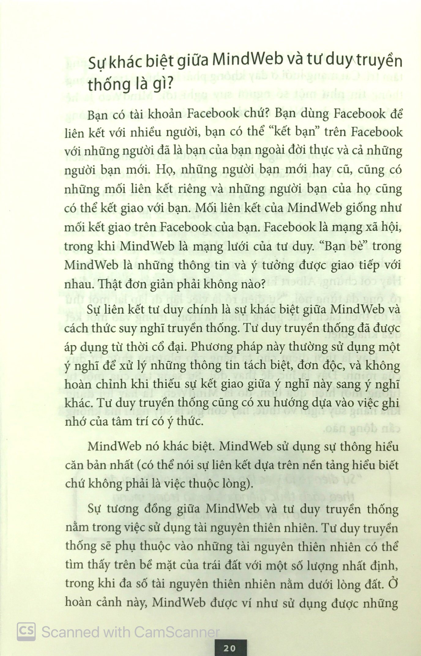 để suy nghĩ mà không động não