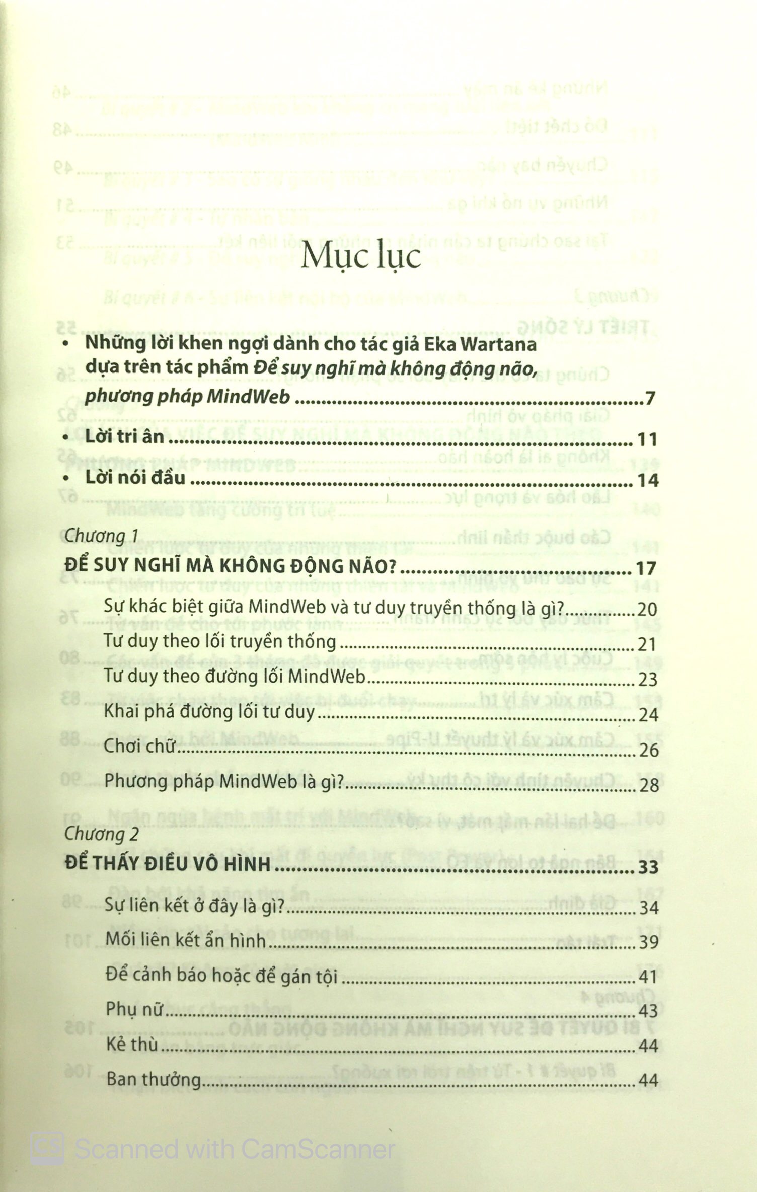 để suy nghĩ mà không động não