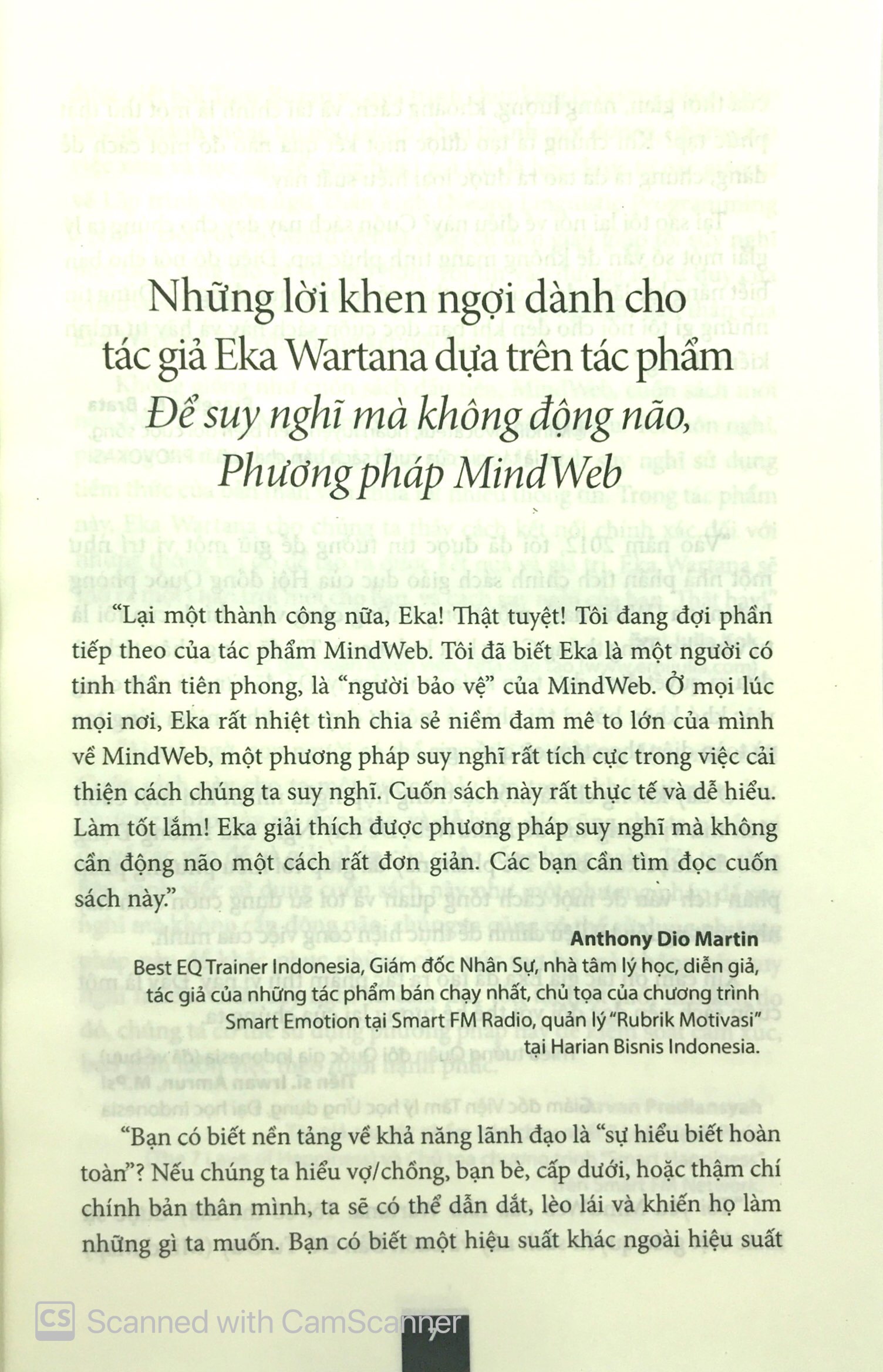 để suy nghĩ mà không động não
